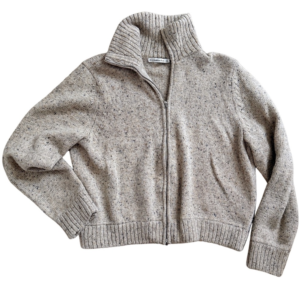 Abercrombie Zip Women's Sweater Cardigan XXL